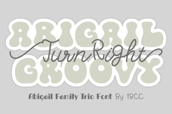 Abigail Groovy: A Playful Display Font for Modern Web Design