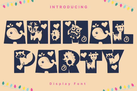 Animal Party Font for Eye-Catching Branding