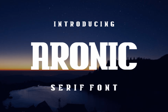 Aronic: A Modern Serif Font for Digital Creativity
