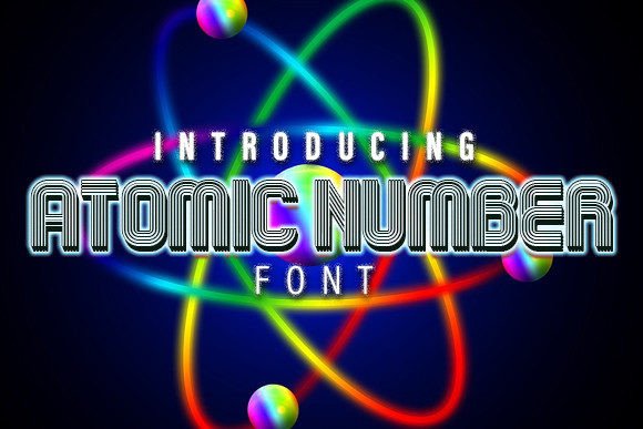 Atomic Number: A Retro Typeface for Editorial Design