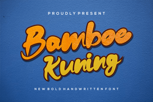 Bamboe Kuning: A Bold Display Font for Branding Projects
