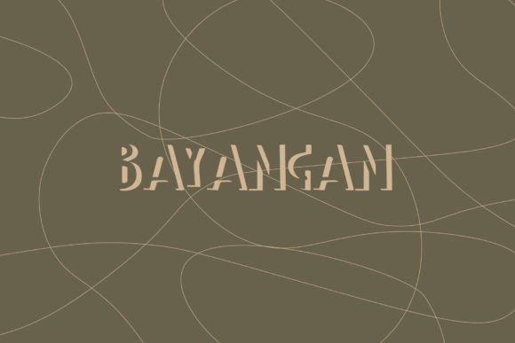 Bayangan: A Modern Whimsical Display Font for Creative Campaigns