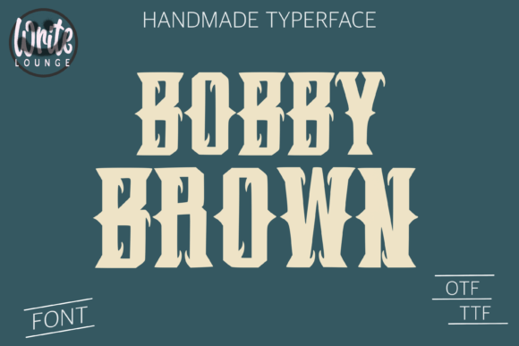 Bobby Brown Serif Font for Nostalgic Editorial Design