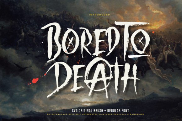Bored to Death Font for Bold Branding and Display