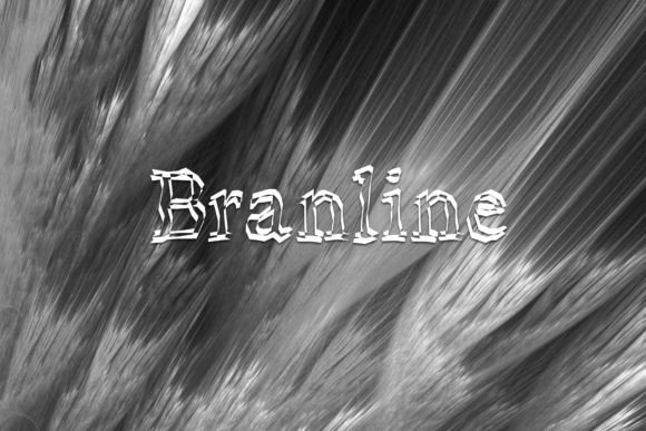 Branline Font for Quirky Craft and Design Projects