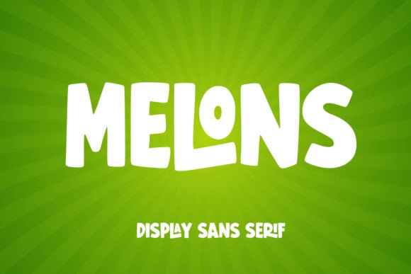 Bring Joy to Your Creations with the Melons Font