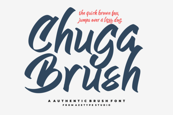Chuga Brush for Eye-Catching Display Typography