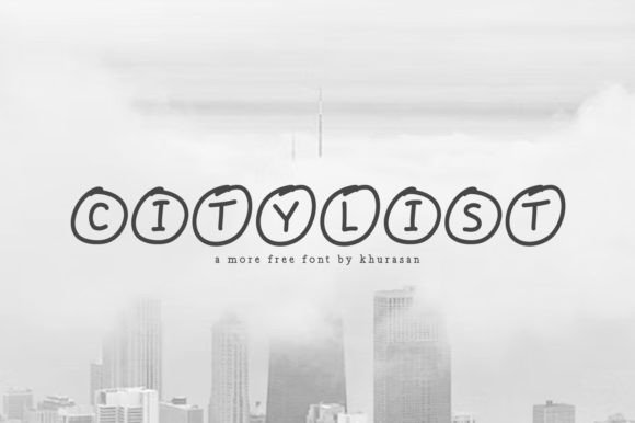 Citylist: The Modern Display Typeface for Digital Branding