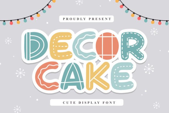Decor Cake Font for Playful Branding and Creative Projects