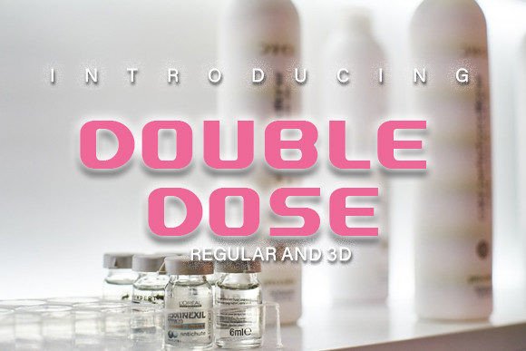 Double Dose Font for Creative and Commercial Projects