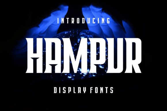 Hampur: A Playful Retro Display Font for Creative Projects