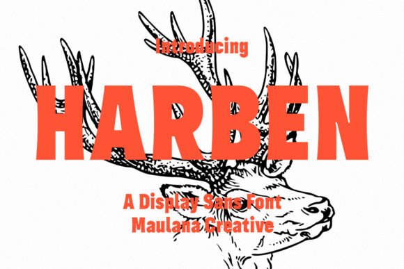 Harben: The Wavy Stem Display Font for Your Brand