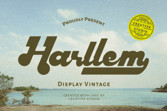Harllem Font: A Nostalgic Display Typeface for Modern Projects