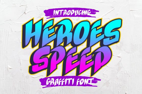 Heroes Speed Font for Bold Digital Branding