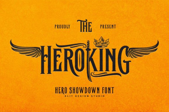 Heroking: The Bold Display Font for Impactful Branding