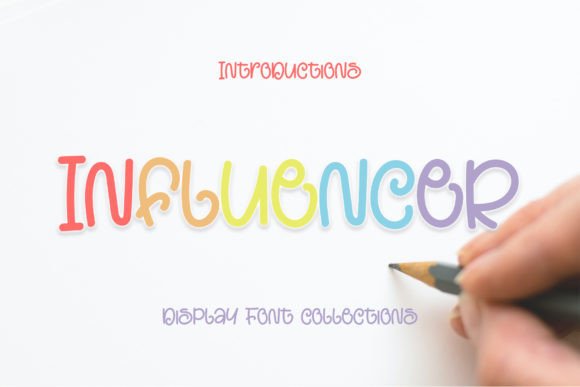 Influencer Font for Creative Makers and Handmade Sellers