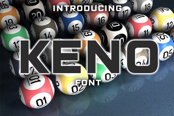Keno: The Bold Sans Serif Typeface for High-Impact Campaigns