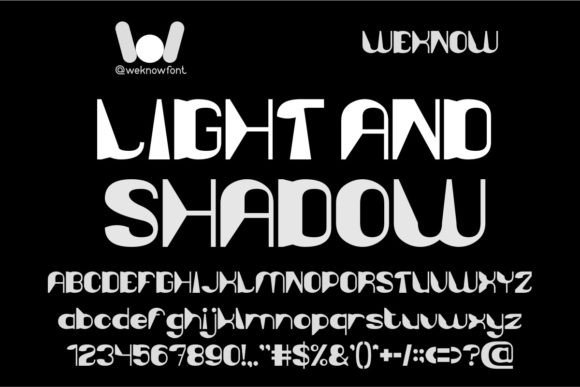 Light and Shadow Font Review