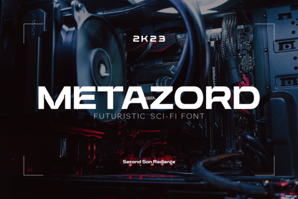 Metazord: A Futuristic Font for Creative Makers