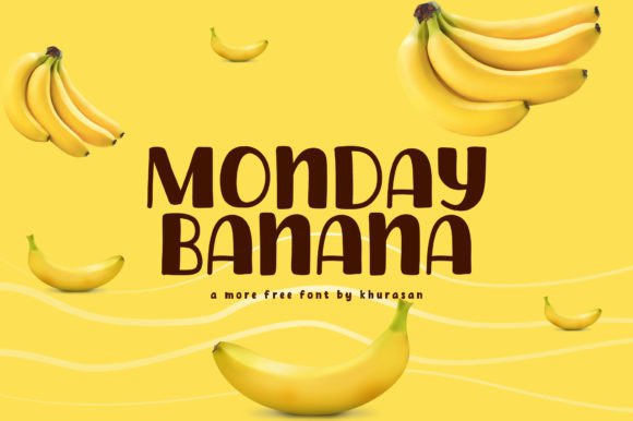 Monday Banana: A Modern Display Typeface for Creative Brands