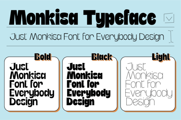 Monkisa: A Modern Art-Deco Font for Bold Design