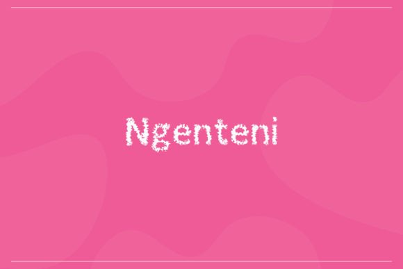 Ngenteni: A Quirky Handwritten Display Font for Creative Brands