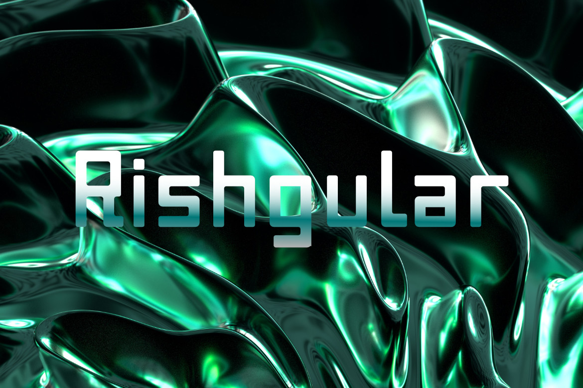Rishgular: The Modern Display Font for Handmade Creators