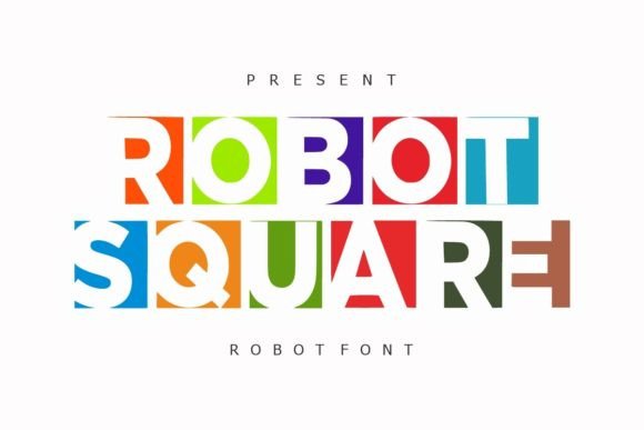 Robot Square: A Fun Display Font for Branding and Design