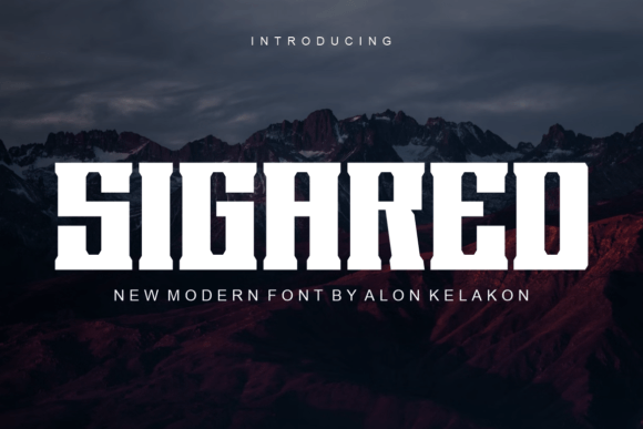 Sigared Free Download: A Bold Serif Display for Your Next Project