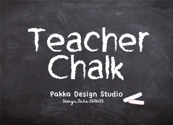 Teacher Chalk: A Playful Font for Creative Publishing