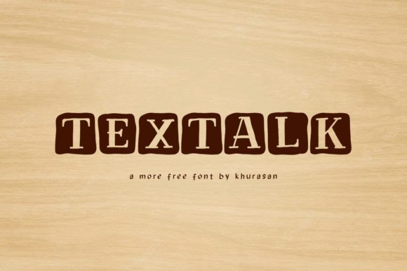 Textalk: The Modern Display Font for Small Business Branding