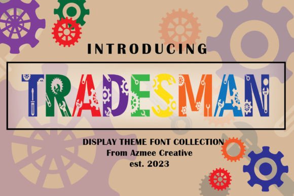 Tradesman Font for Modern Marketing and Design