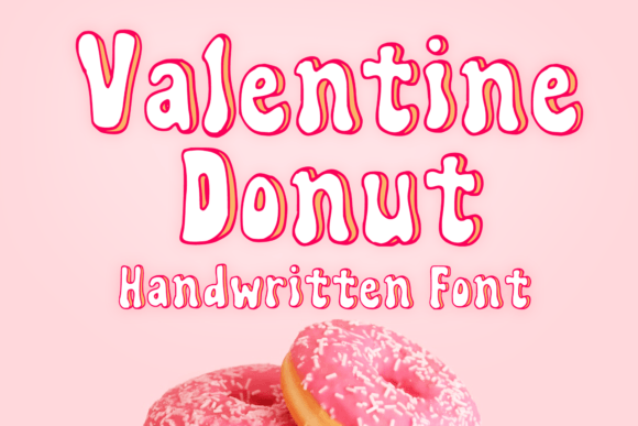 Valentine Donut: The Perfect Display Font for Valentine Designs