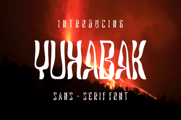 Yuhabak: A Psychedelic Font for Bold Creative Projects